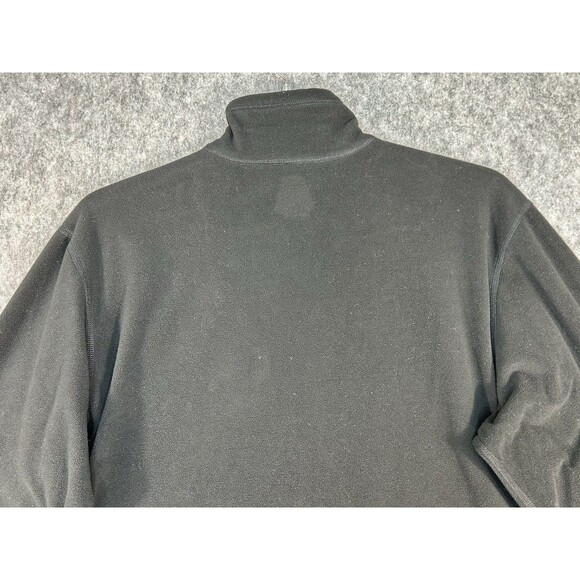 Eddie Bauer First Ascent Fleece Shirt Men's XLT Black Pullover 1/2 Zip Outdoor - Picture 6 of 12